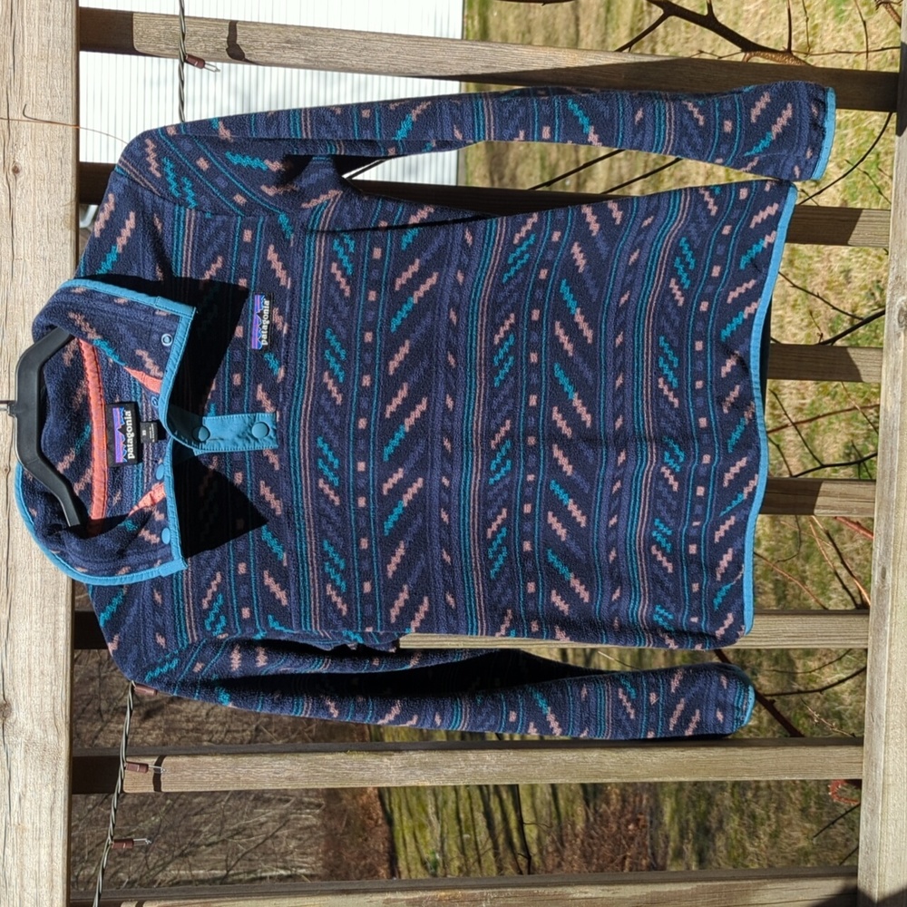 Patagonia Lightweight Synchilla 3/4 Snap Fleece Size XS